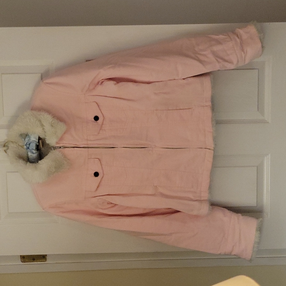 New Pink Corduroy Type Jacket XL